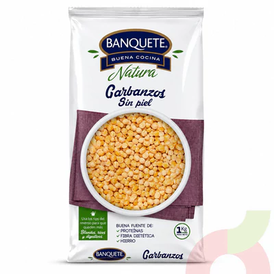 Garbanzos Sin Piel Banquete 1Kg