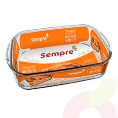 Asadera Rectangular Sempre 4Lt