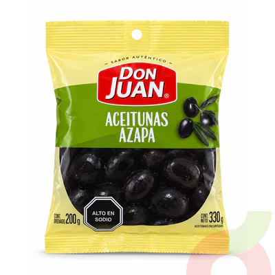Aceituna Azapa Don Juan 330Gr - 200Gr Drenado