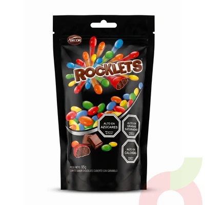 Rocklets Chocolate Arcor 95Gr
