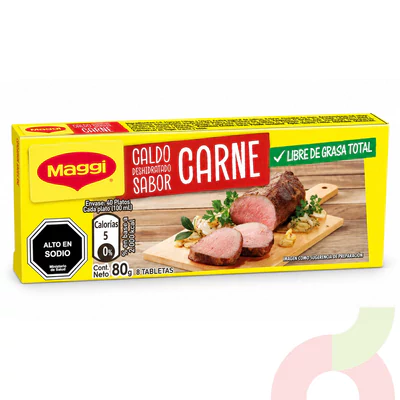 Caldo Carne Maggi 80Gr 8 Unidades
