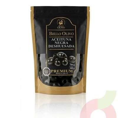Aceituna Negra Deshuesada Bello Olivo 340Gr