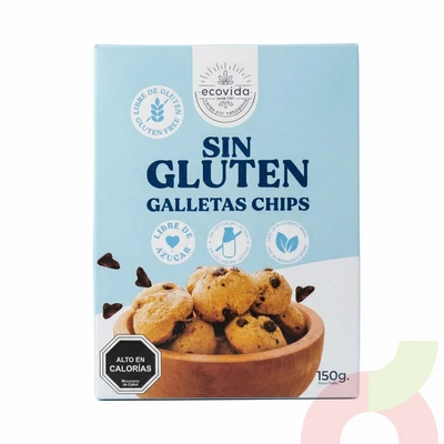 Galleta Chips Sin Gluten Ecovida 150Gr