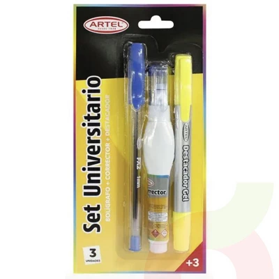 Bolígrafo Corrector y Destacador 