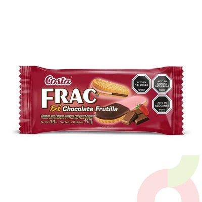 Galleta Bi Chocolate Frutilla Frac Costa 110Gr