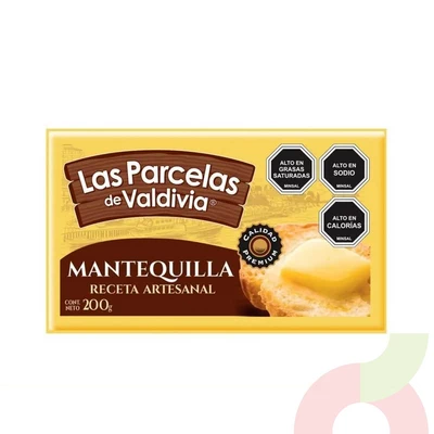 Mantequilla Artesanal Las Parcelas 200Gr