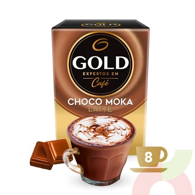 Café Choco Moka Latte Gold 112Gr 8 Unidades