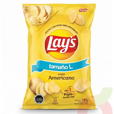 Papas Fritas L Corte Americano Lays 180Gr