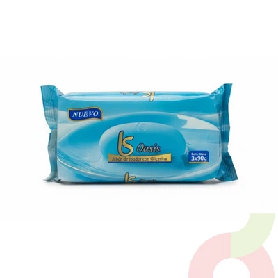 Jabón Tocador Oasis Laura Secret 90Gr 3 Unidades