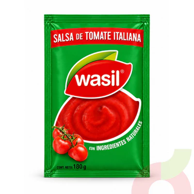 Salsa de Tomate Italiana Wasil 180Gr 