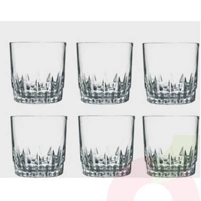 Set Vasos Vidrio Vegas Whiskey Nadir 290Ml 6 Unidades