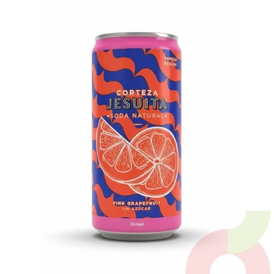 Soda Pomelo Rosado Corteza Jesuita 269Ml