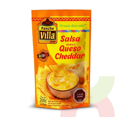Salsa Queso Cheddar Pancho Villa 200Gr