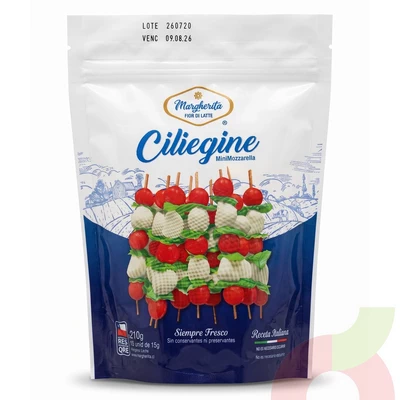 Ciliegine Mini Mozzarella Margherita 210Gr