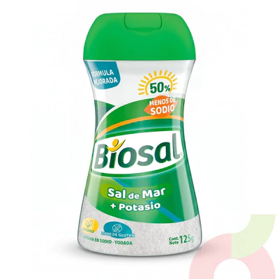 Salero Sal de Mar + Potasio Biosal 125Gr