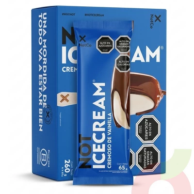 Helado Cremoso Vainilla Not IceCream 260Gr 4 Unidades