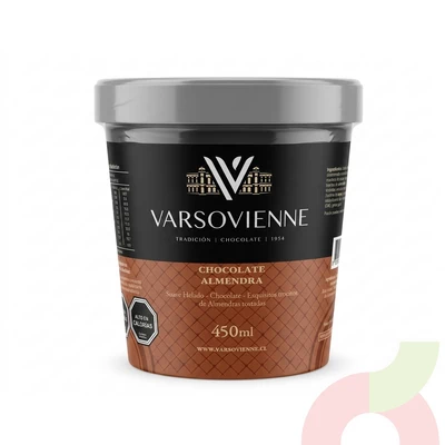 Helado Chocolate Almendra Varsovienne 450Ml