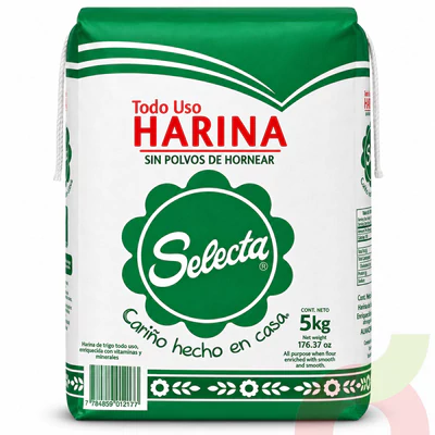 Harina Sin Polvos de Hornear Selecta 5Kg