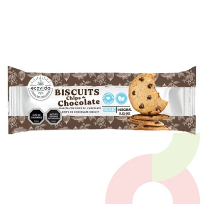 Galletas Chips de Chocolate Ecovida 145Gr