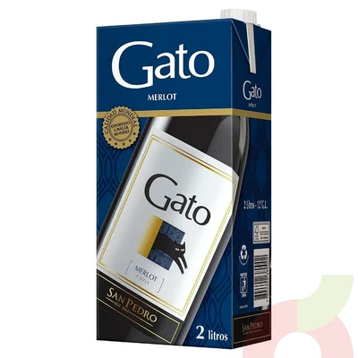 Vino Merlot Gato 2Lt
