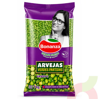 Arvejas Verdes Partidas G2 Bonanza 1Kg