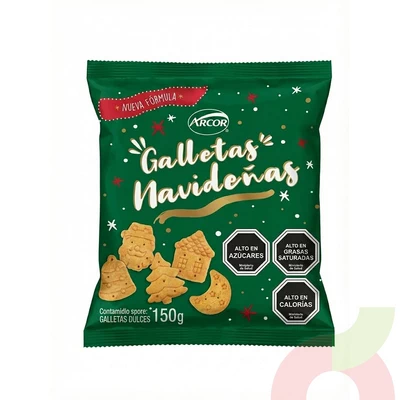 Galletas Navideñas Arcor 150Gr