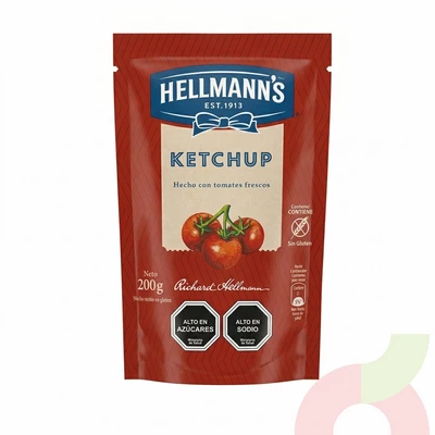Ketchup Hellmanns 200Gr