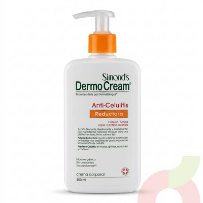 Crema Corporal Reductora Anti Celulitis Simonds 400Ml