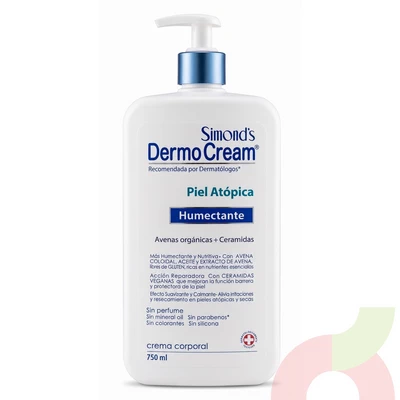 Crema Corporal Humectante Piel Atópica Simonds 750Ml