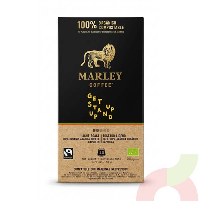 Cápsulas Café Get Up Stand Up Marley 50Gr 10 Unidades