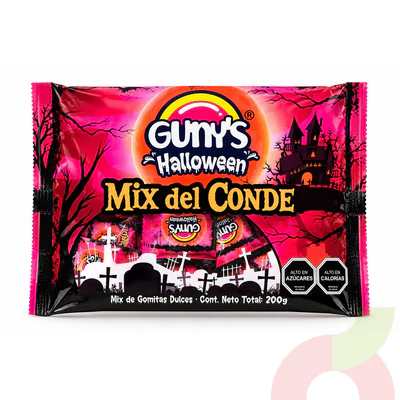 Mix del Conde Halloween Gunys 200Gr