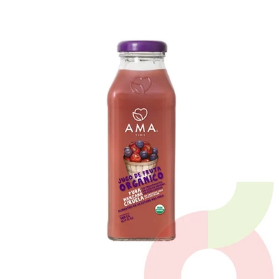 Jugo Orgánico Manzana y Ciruela Ama 300Ml
