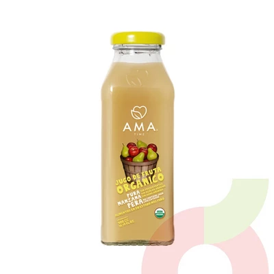 Jugo Orgánico Manzana y Pera Ama 300Ml