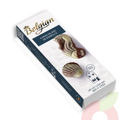 Chocolate Seashells Belgian 65Gr