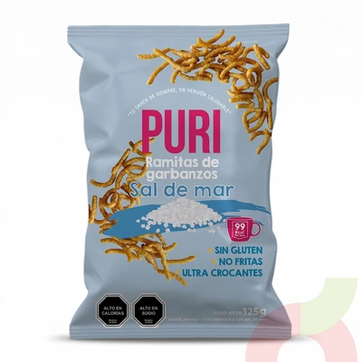 Ramitas de Garbanzo Sal de Mar Puri 125Gr