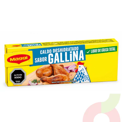 Caldo Gallina Maggi 88Gr 8 Unidades