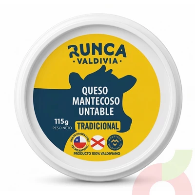 Queso Mantecoso Tradicional Untable Runca 115Gr