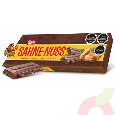 Chocolate Sahne Nuss Nestlé 400Gr