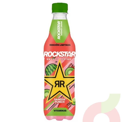 Bebida Energética Sandía Punch Rockstar 500Ml