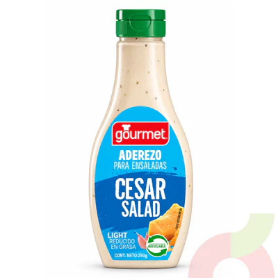 Aderezo Light Cesar Salad Gourmet 250Gr