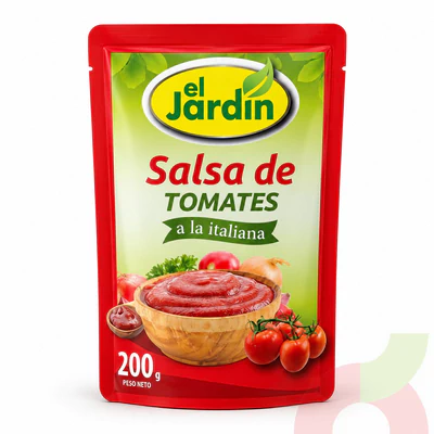 Salsa Tomate Italiana El Jardín 200Gr 