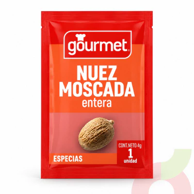 Nuez Moscada Entera Gourmet 4Gr 1 Unidad
