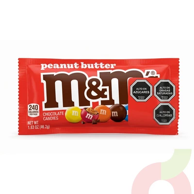 Chocolates M&Ms Peanut Butter Mars 48Gr