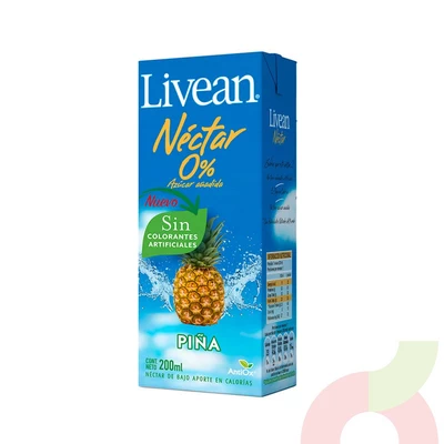 Néctar Piña 0% Azúcar Livean 200Cc