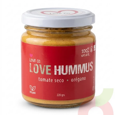Hummus Tomate Seco & Orégano Love Co 220Gr