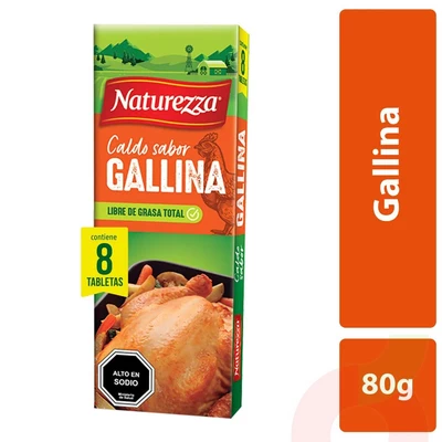 Caldo sabor Gallina Naturezza 80Gr