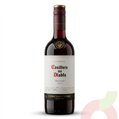 Vino Merlot Casillero Del Diablo 750Cc