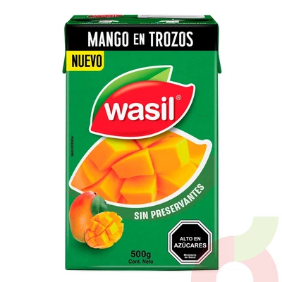 Mango en Trozos Wasil 500Gr