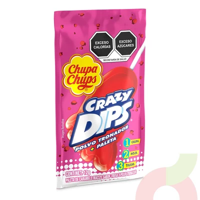 Crazy Dips Frutilla Chupa Chups 12Gr