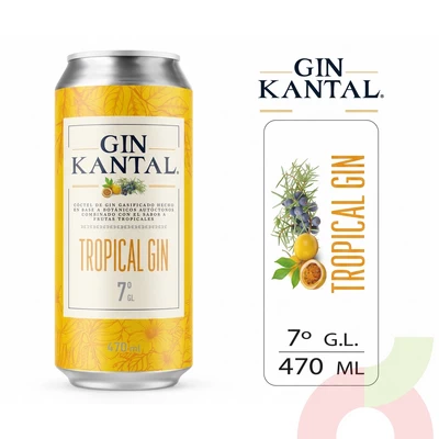Cóctel Tropical Gin Kantal 470Cc